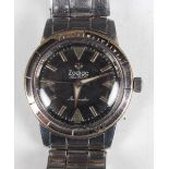 A Zodiac Sea Wolf Automatic stainless steel gentleman's bracelet wristwatch, circa 1960s, with