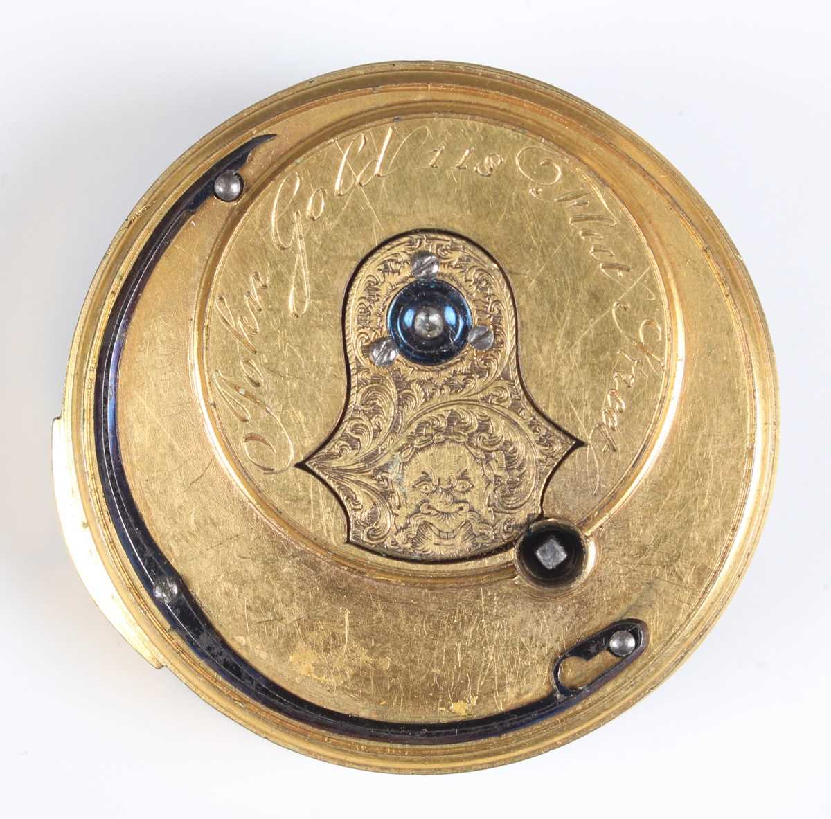 Three 18th century French gilt fusee pocket watch movements, each signed, including 'Michau a Paris' - Bild 5 aus 38