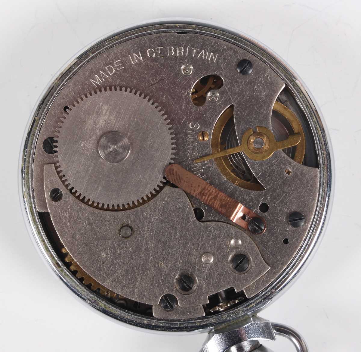 A Doxa nickel cased keyless wind open-faced gentleman's pocket watch with signed and jewelled - Image 10 of 11