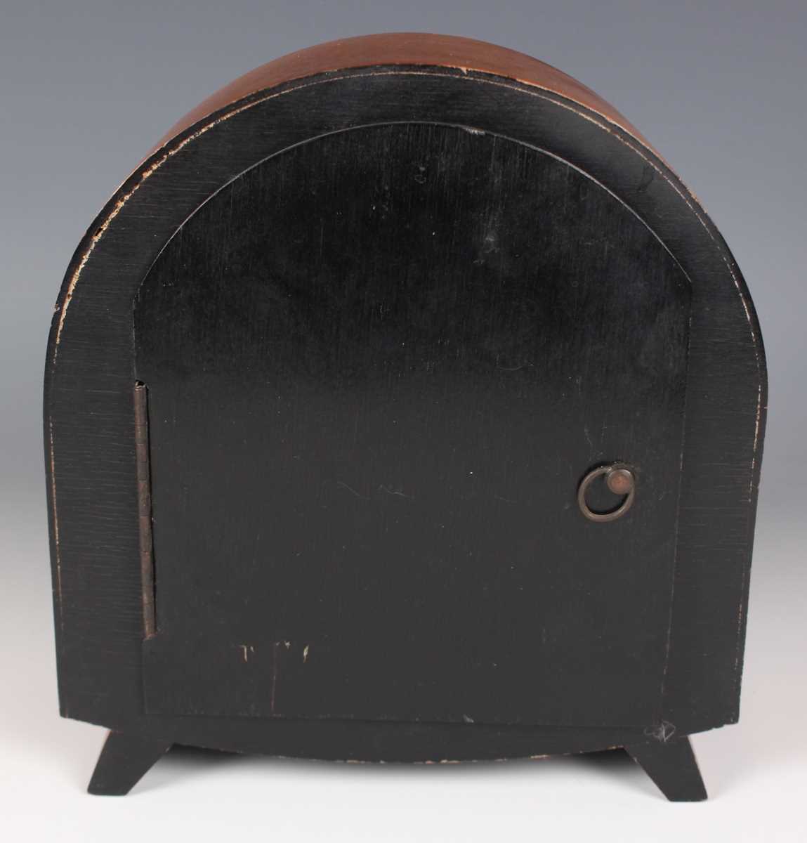 A 20th century metal cased circular ship's style wall timepiece by Mercer, diameter 20.2cm, together - Image 7 of 9