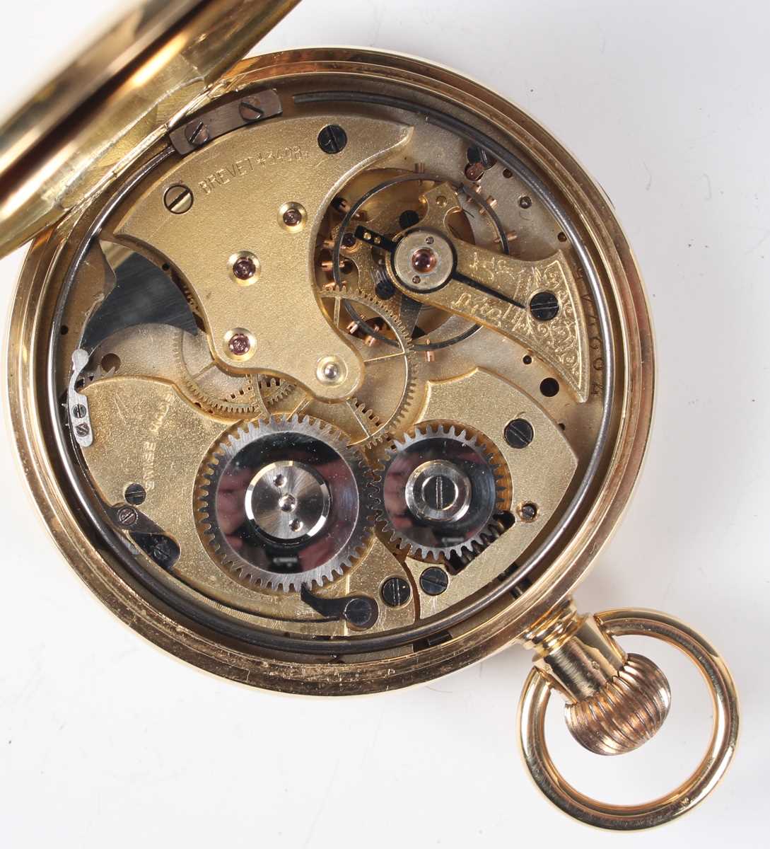 An early 20th century 18ct gold cased keyless wind open-faced quarter repeating gentleman's pocket - Image 2 of 6