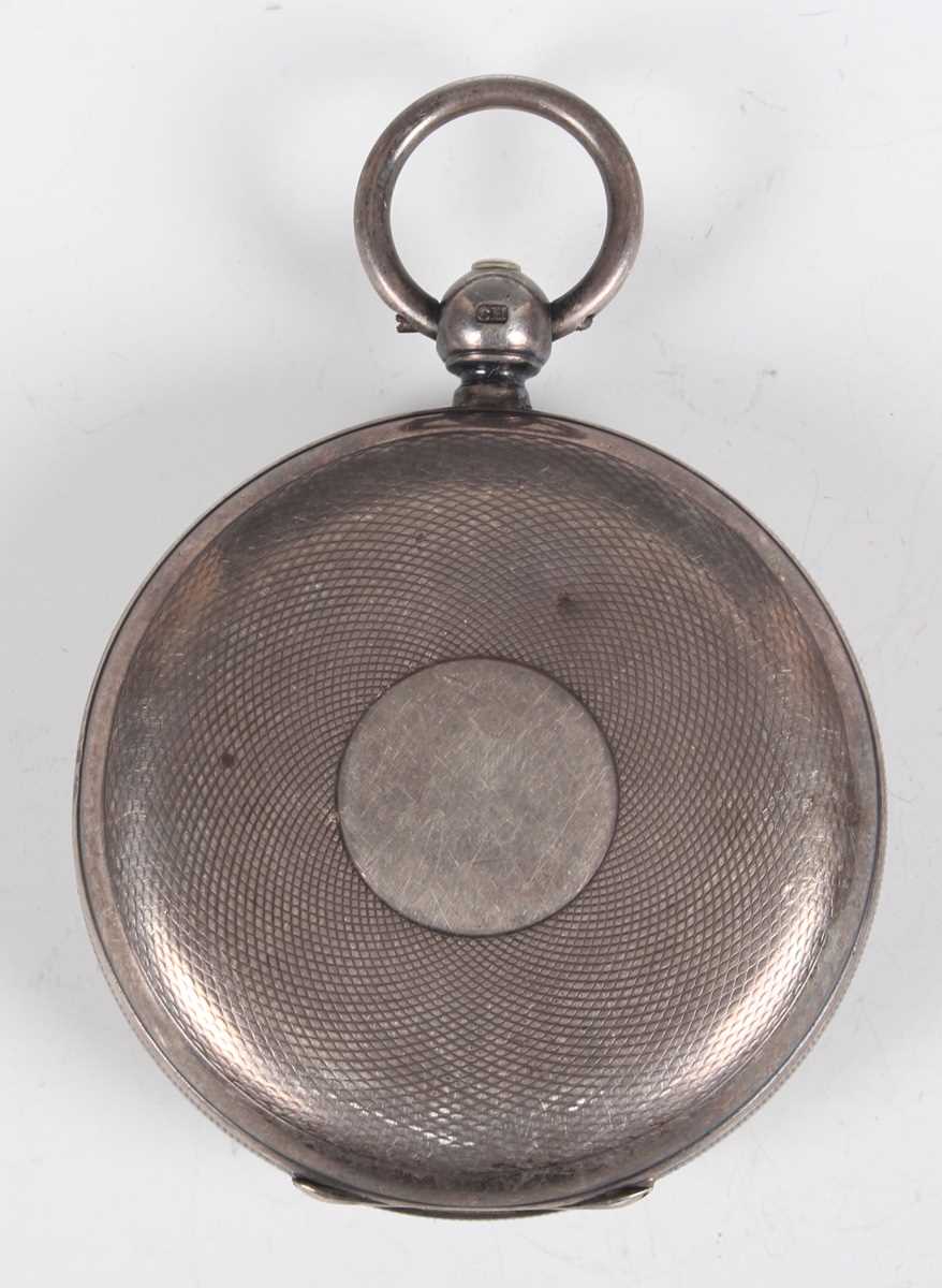 A J.W. Benson London silver cased keywind open-faced gentleman’s pocket watch, the gilt jewelled - Image 6 of 14