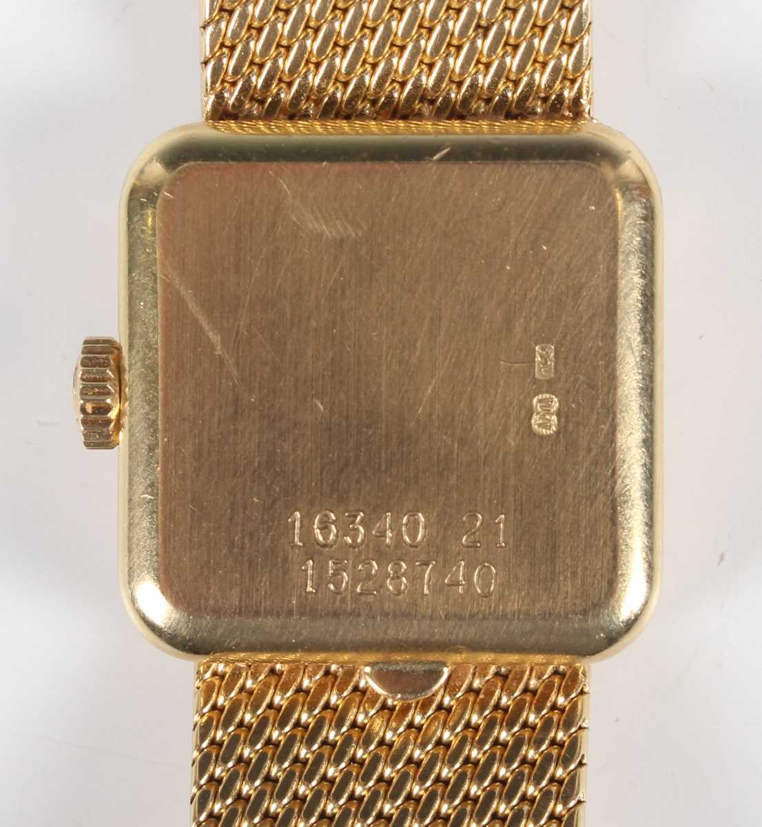 A Jaeger-LeCoultre 18ct gold lady's bracelet wristwatch with signed and jewelled 846 caliber - Image 4 of 7