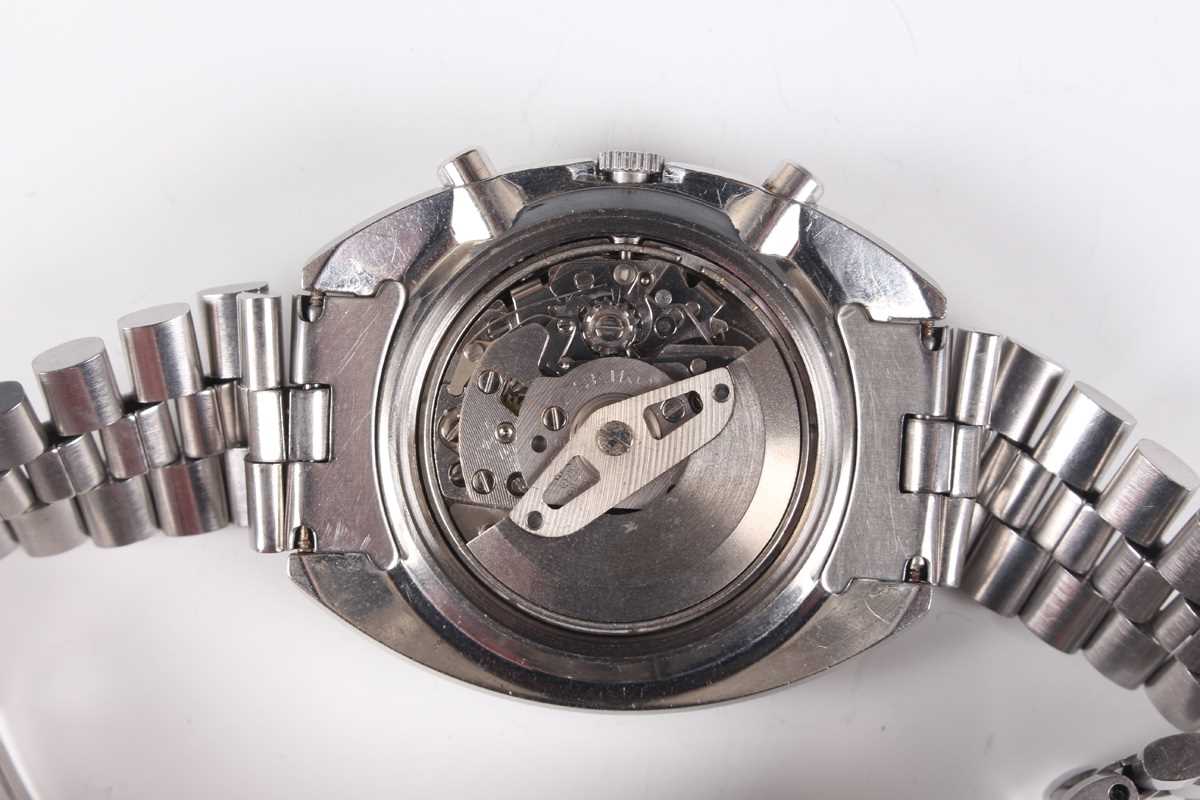 A Seiko 'Pogue' Chronograph Automatic stainless steel gentleman's bracelet wristwatch. Ref. 6139- - Bild 2 aus 6
