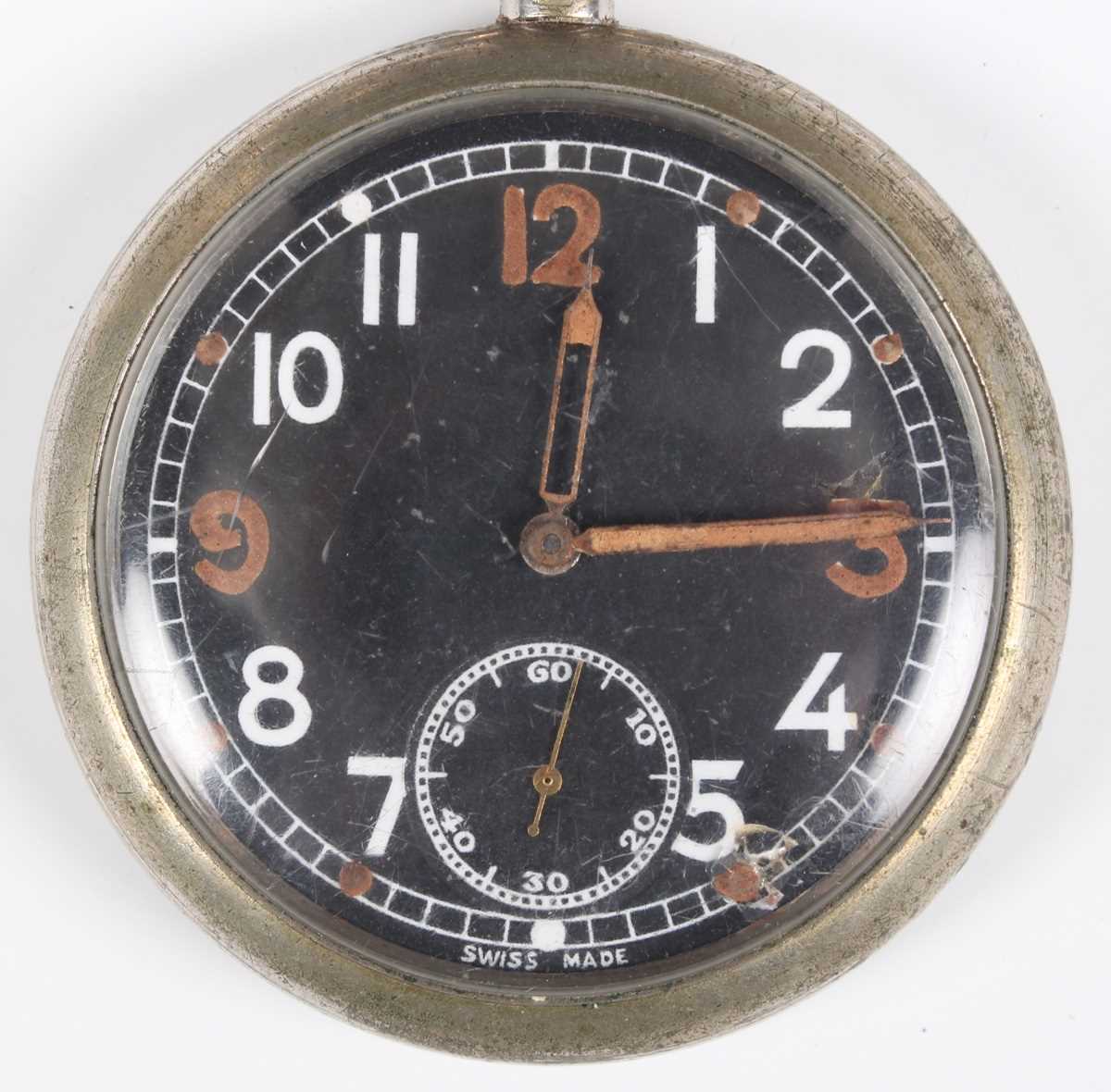 A Victorian silver cased keywind open faced gentleman's pocket watch with gilt fusee movement, the - Bild 2 aus 19