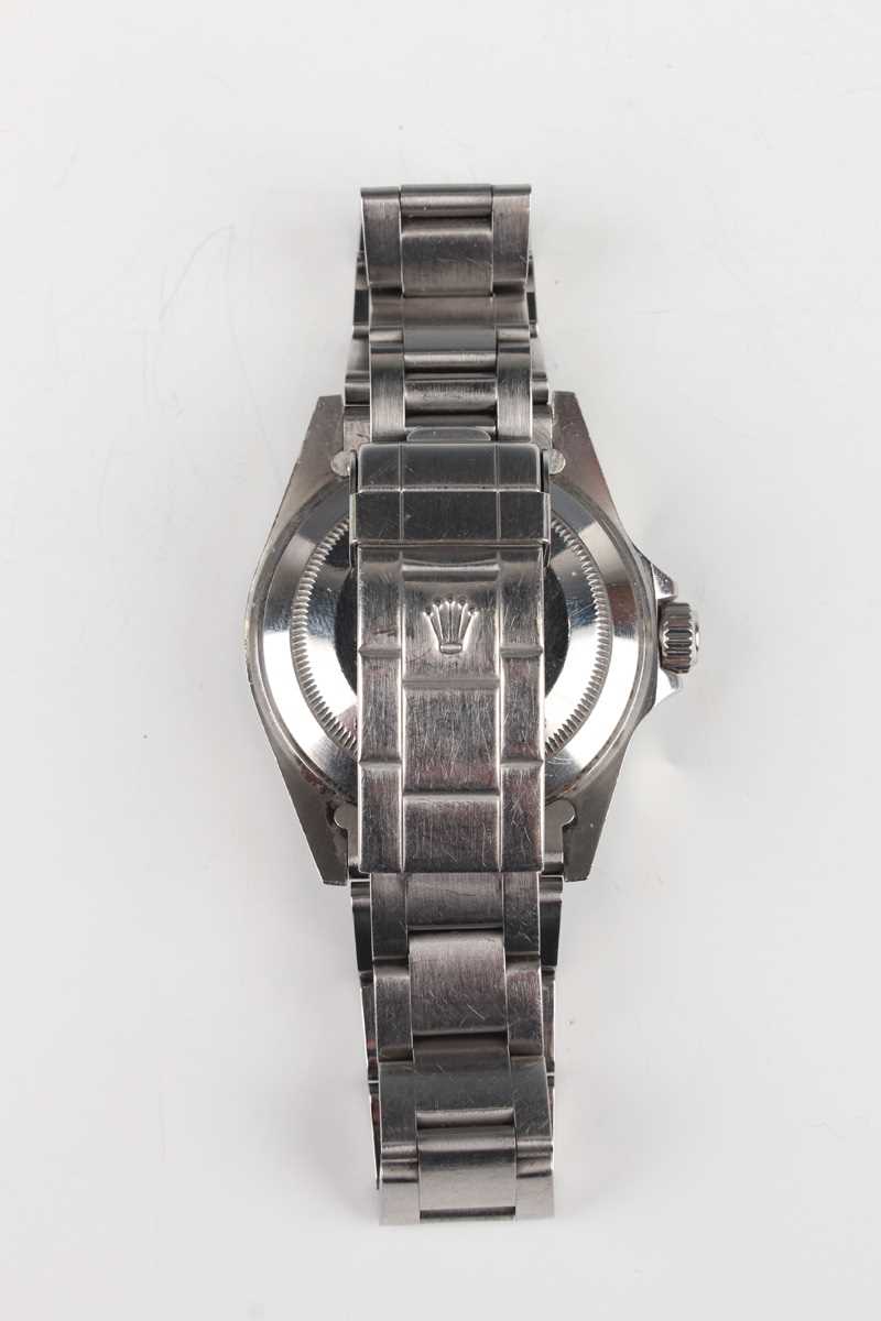 A Rolex Oyster Perpetual Submariner stainless steel gentleman's bracelet wristwatch, Ref. 14060M, - Image 4 of 8