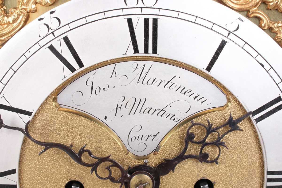 A George III mahogany bracket clock, the eight day twin fusee five pillar movement striking hours on - Image 3 of 11