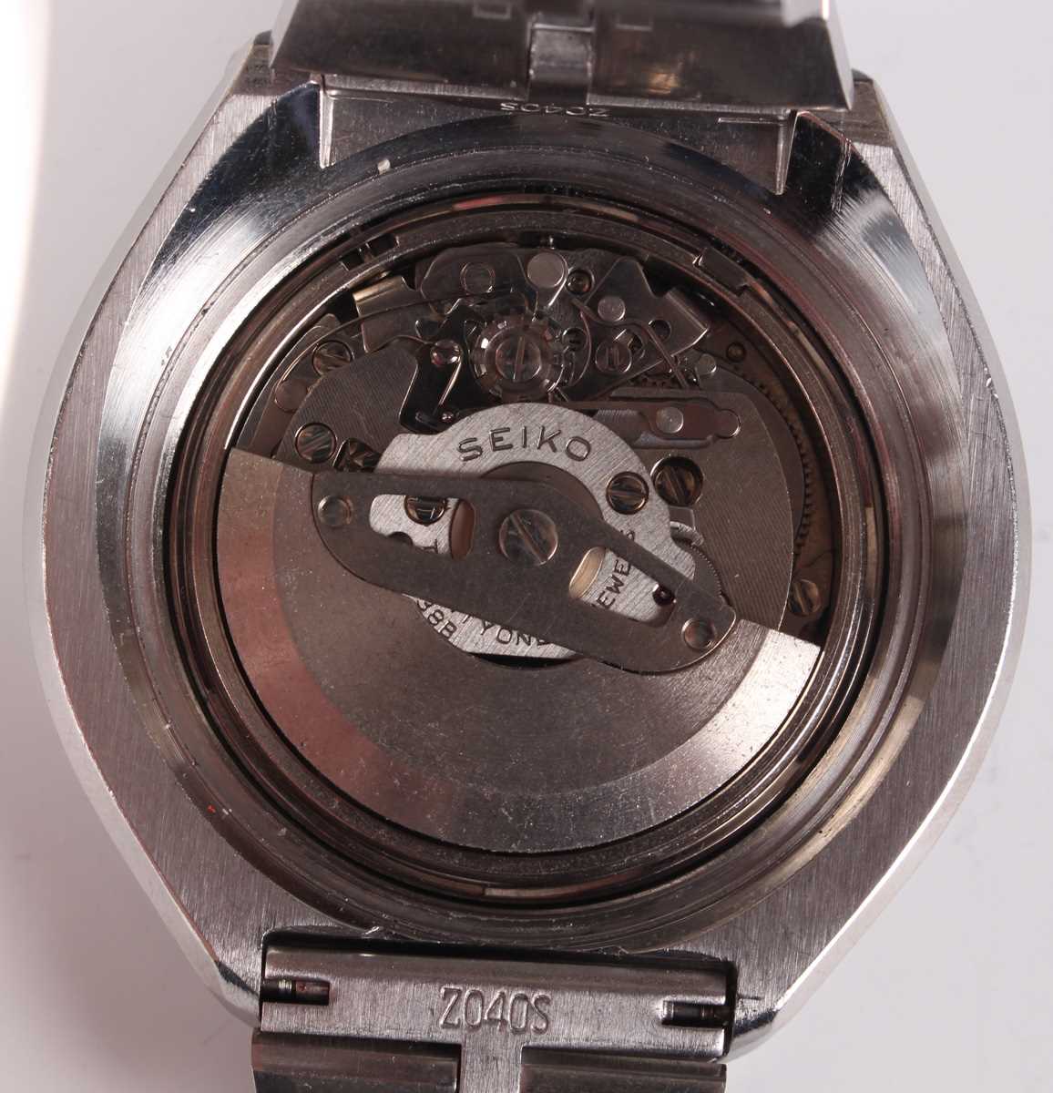 A Seiko 'Bullhead' Chronograph Automatic stainless steel gentleman's bracelet wristwatch, Ref 6138- - Image 2 of 7