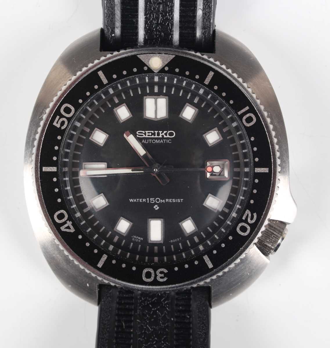 A Seiko Automatic 150M 'Captain Willard' stainless steel cased gentleman's diver's wristwatch,