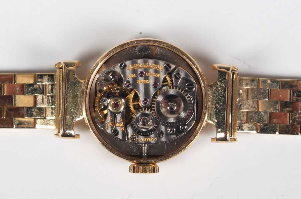 A Jaeger-LeCoultre 9ct gold lady's bracelet wristwatch, the signed and jewelled movement numbered ' - Image 2 of 7