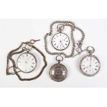 An Arnold & Dent silver cased keywind open-faced gentleman’s pocket watch, the gilt fusee movement