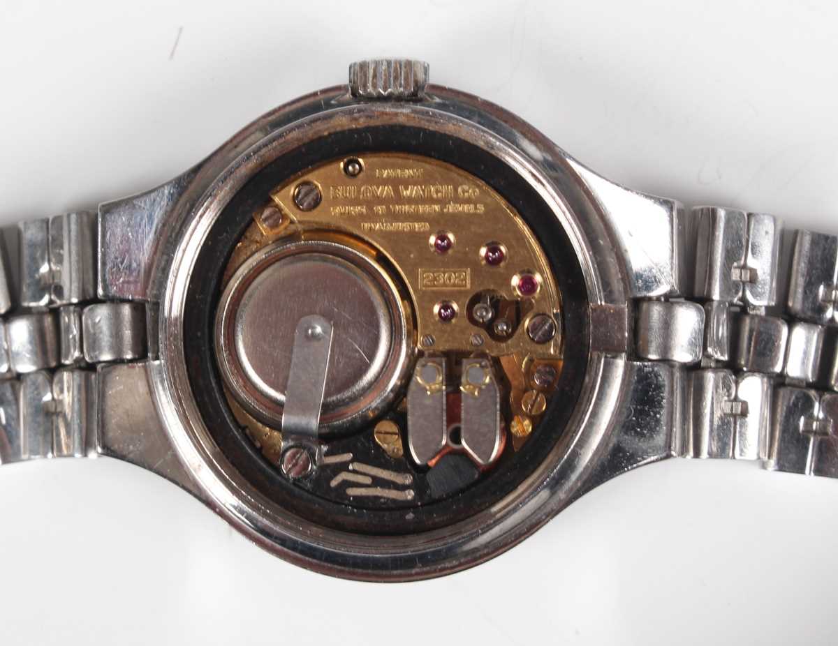 A Bulova Accutron steel lady's bracelet wristwatch with signed silvered dial, case diameter 2.6cm, - Bild 12 aus 23