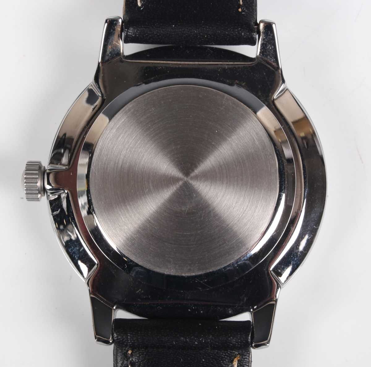 A Paketa Soviet Russian gentleman's wristwatch, the signed silvered dial decorated with a central - Image 8 of 10