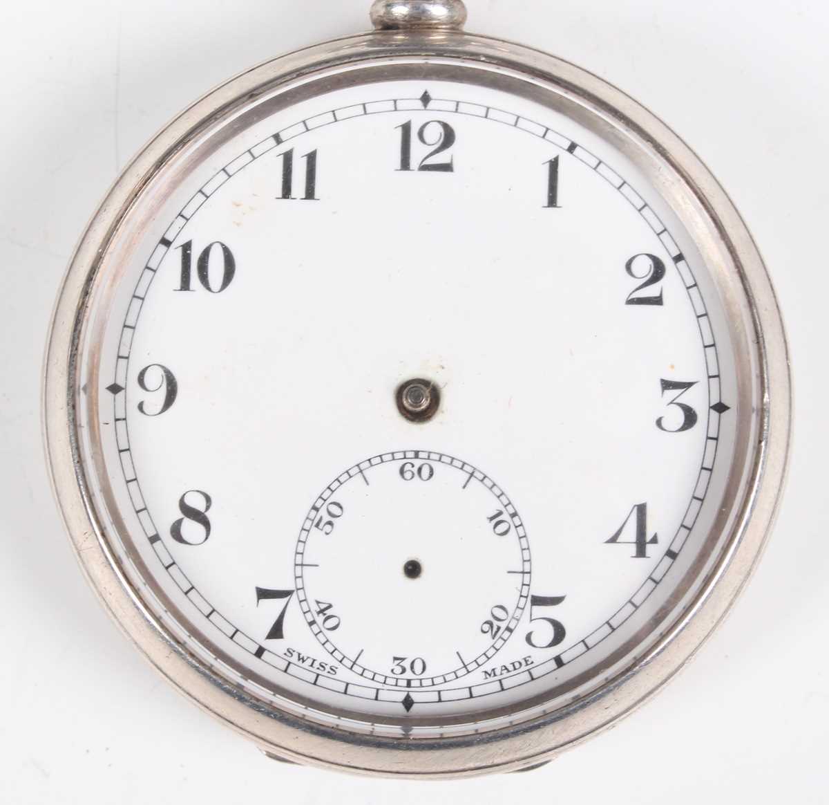 A Victorian silver cased keywind open faced gentleman's pocket watch with gilt fusee movement, the - Bild 18 aus 19