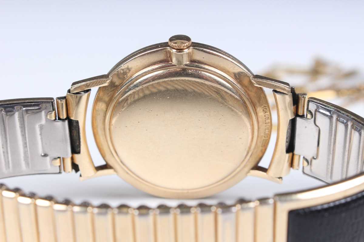 A Longines gilt metal circular cased gentleman's wristwatch, circa 1957, the signed and jewelled 23Z - Image 5 of 10