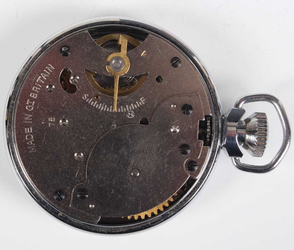 A Doxa nickel cased keyless wind open-faced gentleman's pocket watch with signed and jewelled - Image 8 of 11