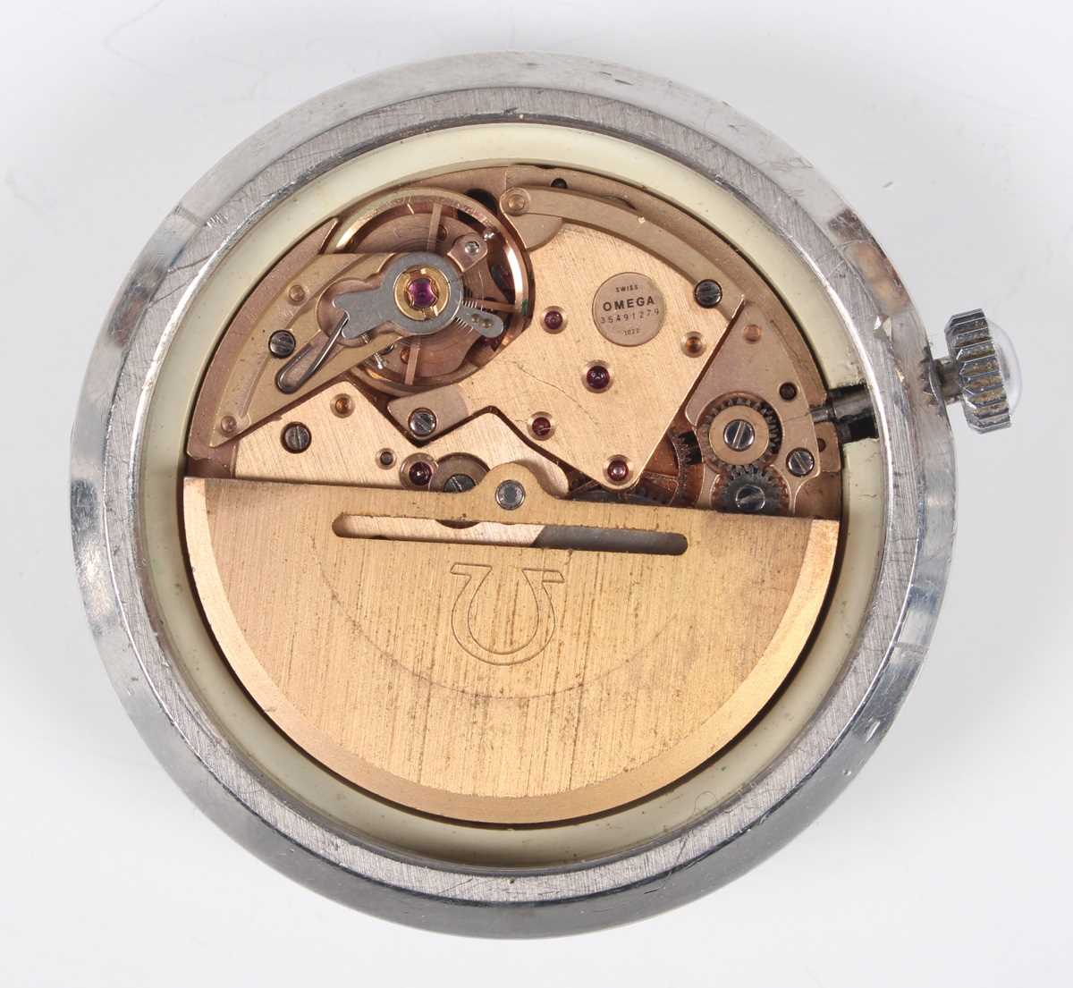 An Omega Seamaster Automatic Cosmic 2000 gentleman’s wristwatch movement, the signed black dial with - Image 3 of 15