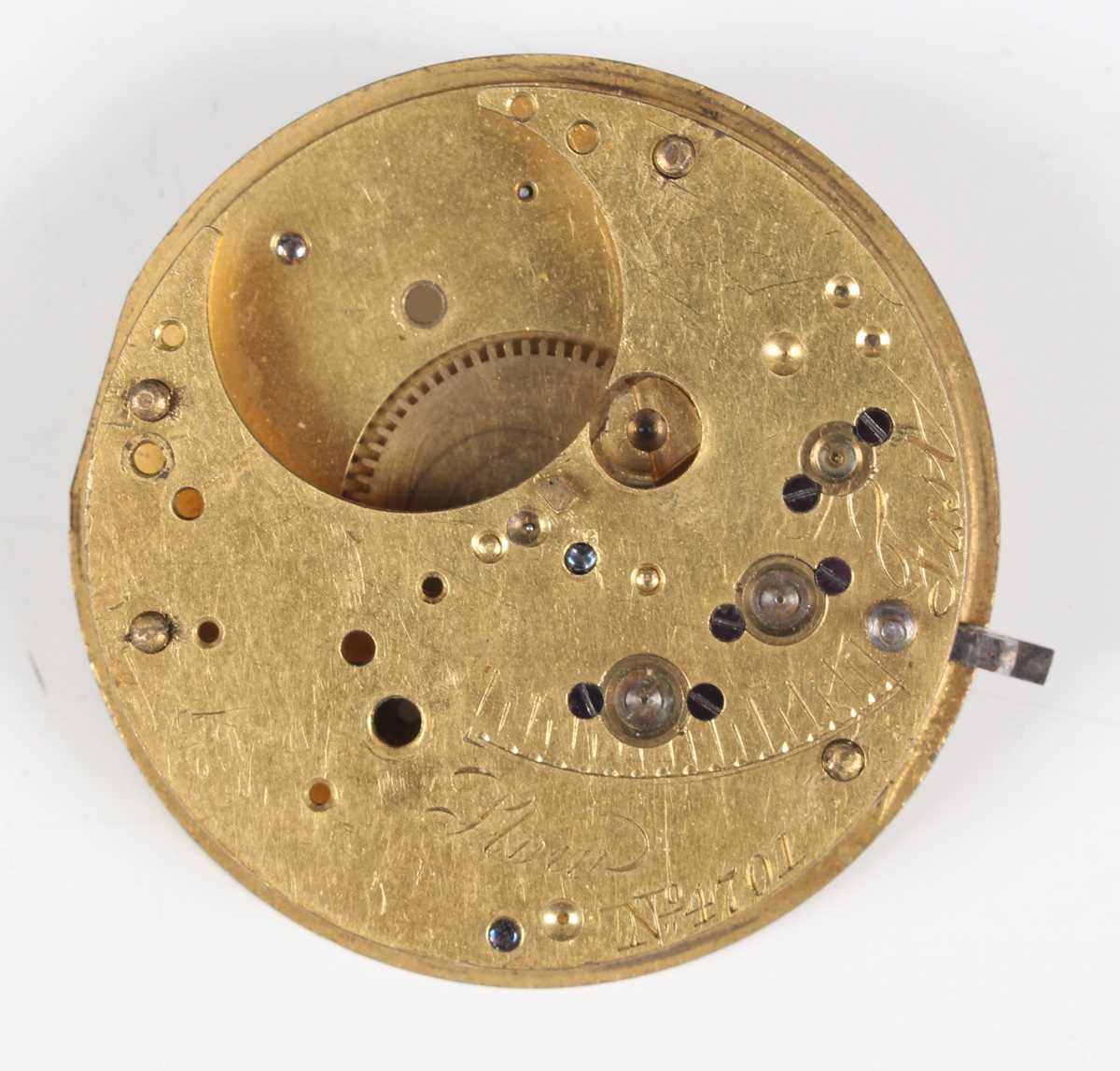 Three 18th century French gilt fusee pocket watch movements, each signed, including 'Michau a Paris' - Bild 33 aus 38