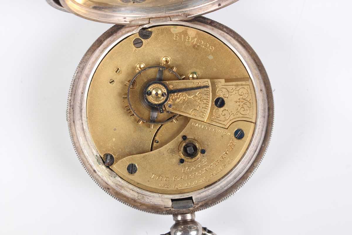 A J.W. Benson London silver cased keywind open-faced gentleman’s pocket watch, the movement detailed - Image 3 of 14