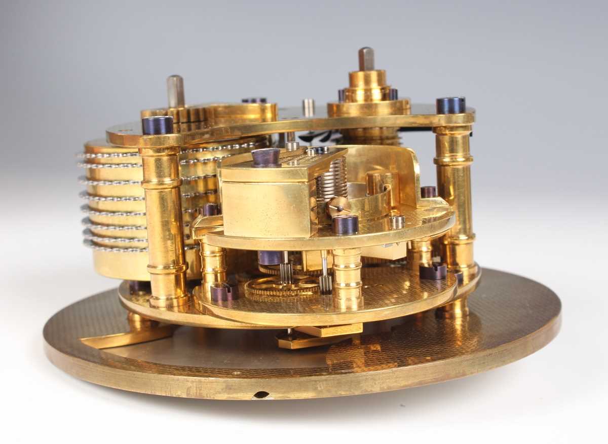 A mid-20th century marine chronometer, the eight day chain fusee movement with maintaining power and - Bild 9 aus 21