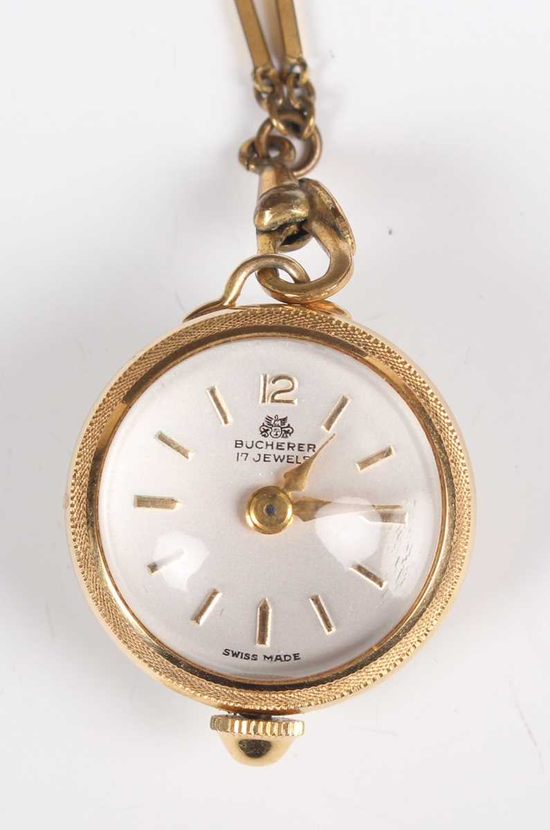 A Longines gilt metal circular cased gentleman's wristwatch, circa 1957, the signed and jewelled 23Z - Image 7 of 10