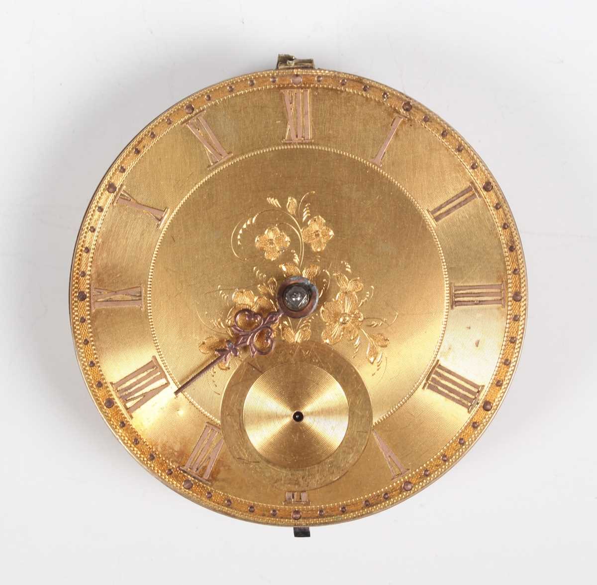 Three 18th century French gilt fusee pocket watch movements, each signed, including 'Michau a Paris' - Bild 31 aus 38