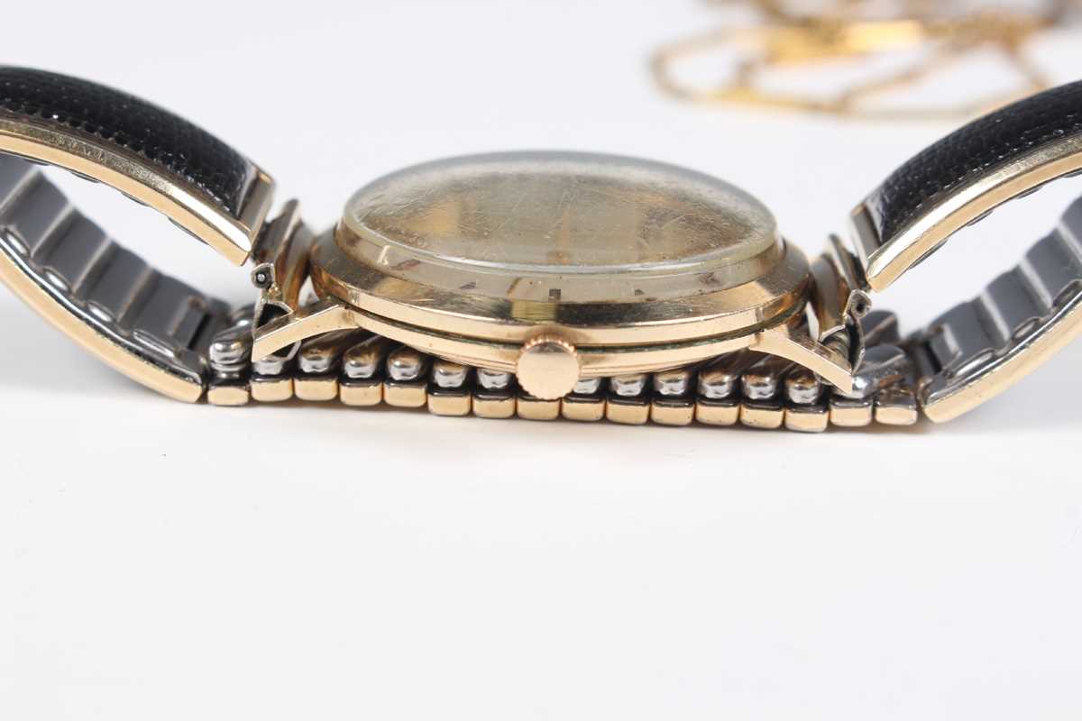 A Longines gilt metal circular cased gentleman's wristwatch, circa 1957, the signed and jewelled 23Z - Image 6 of 10