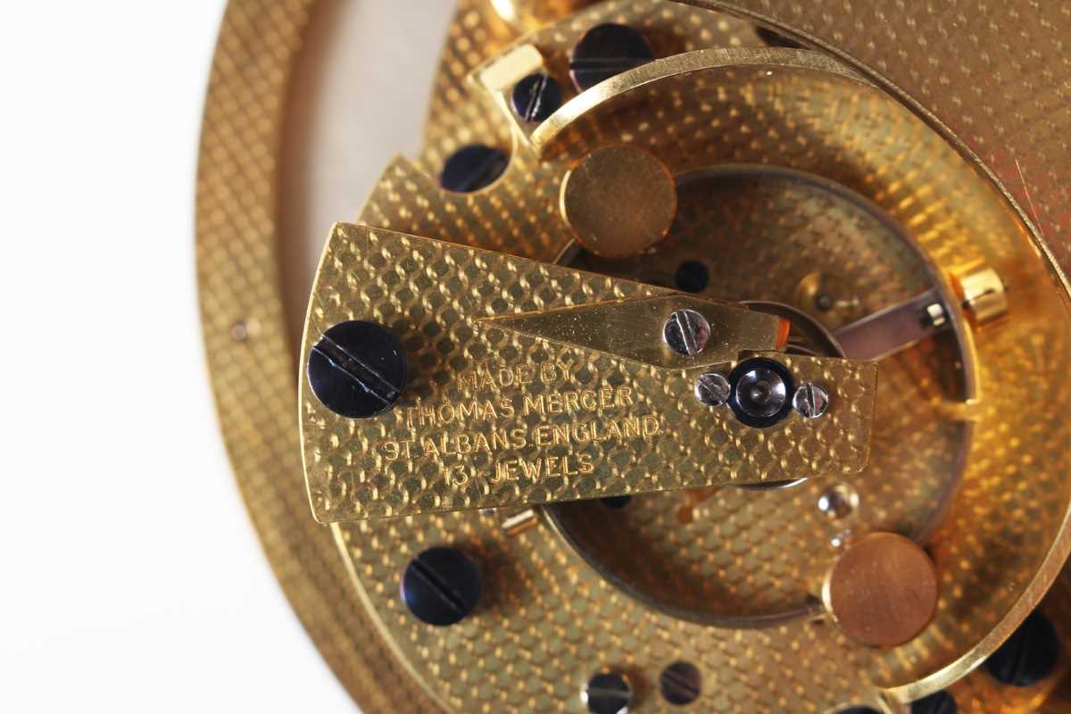 A mid-20th century marine chronometer, the eight day chain fusee movement with maintaining power and - Bild 5 aus 21