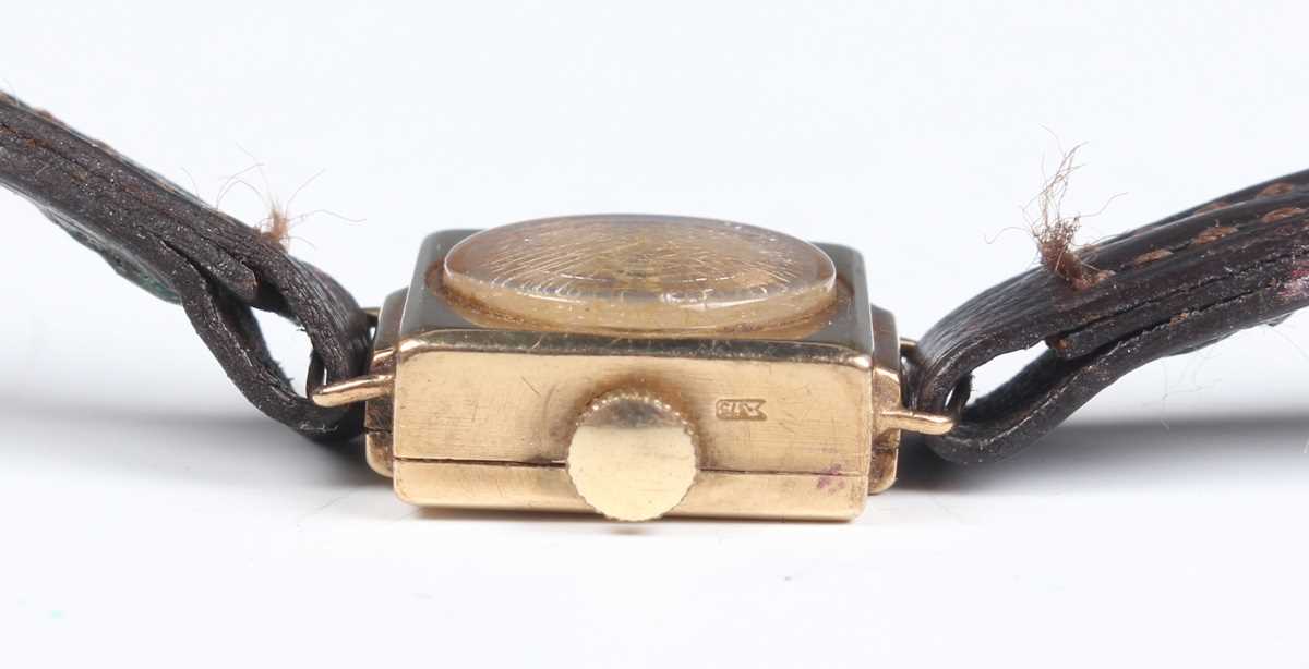 A Stowa gold circular cased lady’s wristwatch, detailed ‘0,585’, weight 8.9g, case diameter 2.1cm, - Image 22 of 22