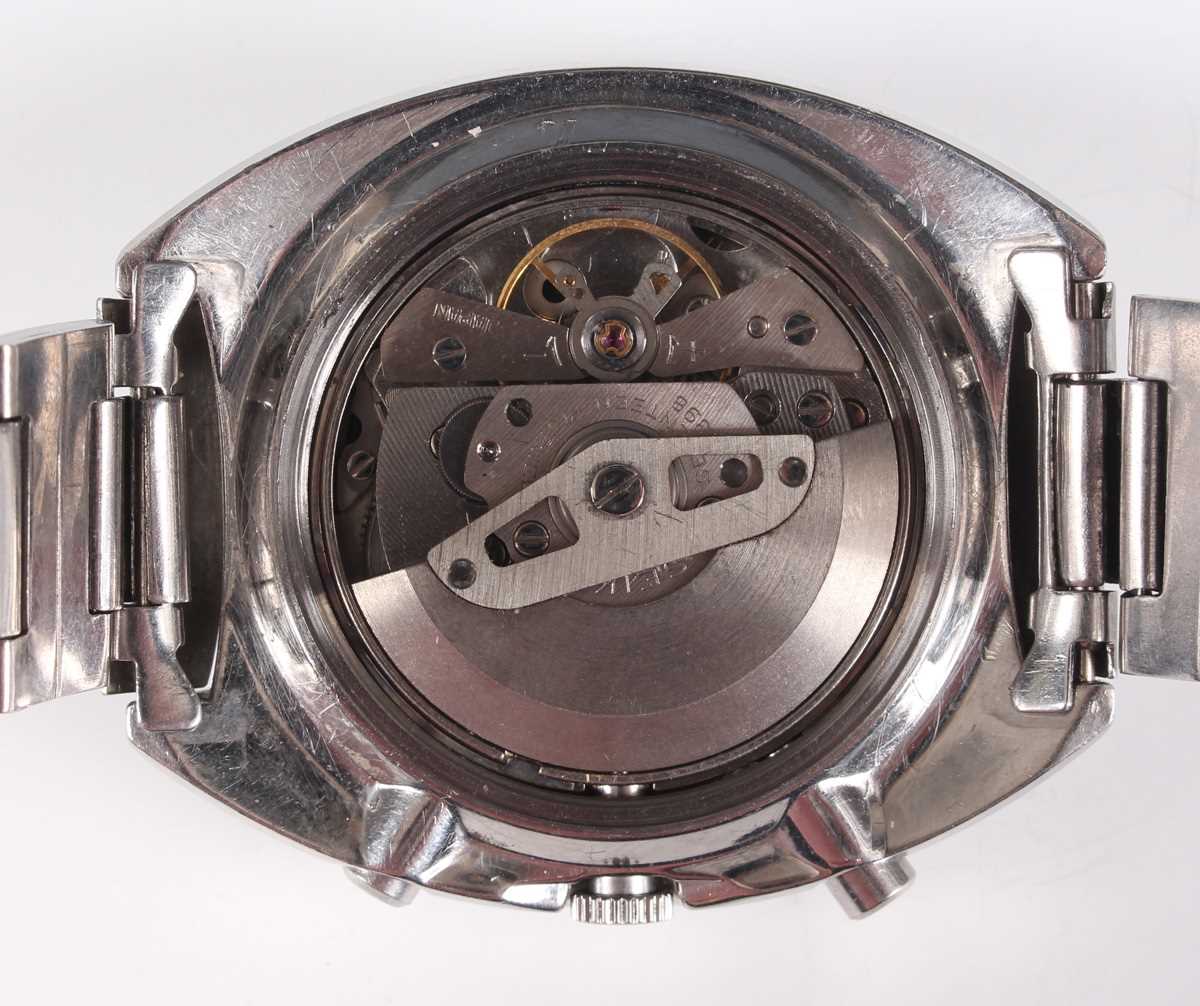 A Seiko 'Pogue' Chronograph Automatic stainless steel gentleman's bracelet wristwatch, Ref. 6139- - Bild 3 aus 7