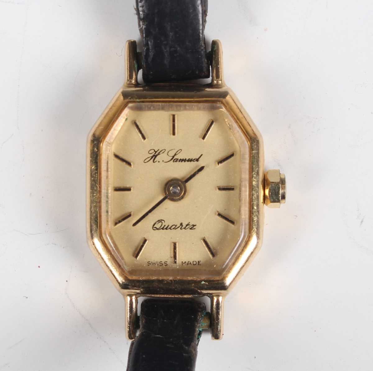 An Omega 9ct gold circular cased lady's wristwatch, Birmingham 1960, case diameter 1.9cm, together - Image 16 of 18