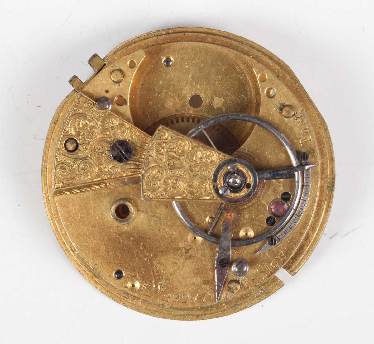 Three 18th century French gilt fusee pocket watch movements, each signed, including 'Michau a Paris' - Bild 36 aus 38