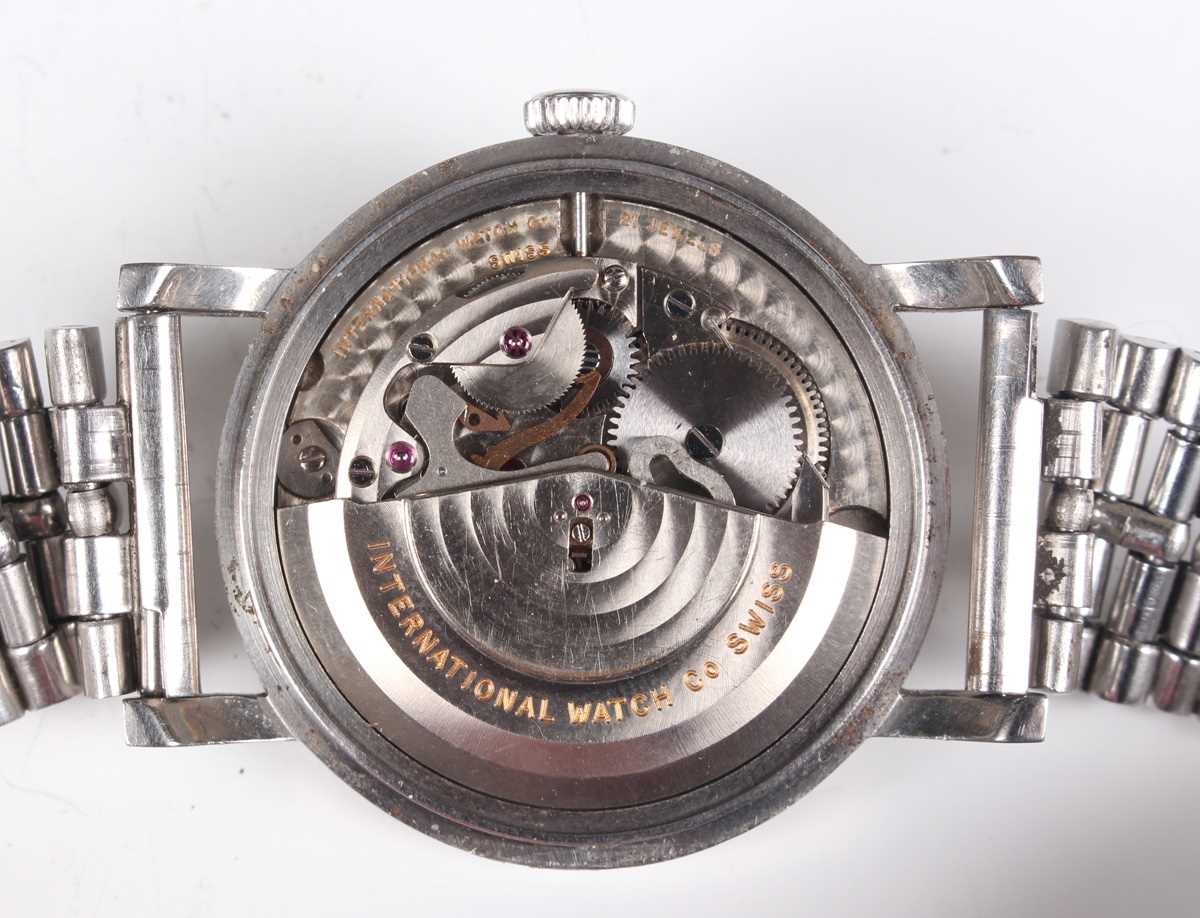 An International Watch Co (IWC) Automatic steel cased gentleman's wristwatch, the signed and - Image 2 of 6