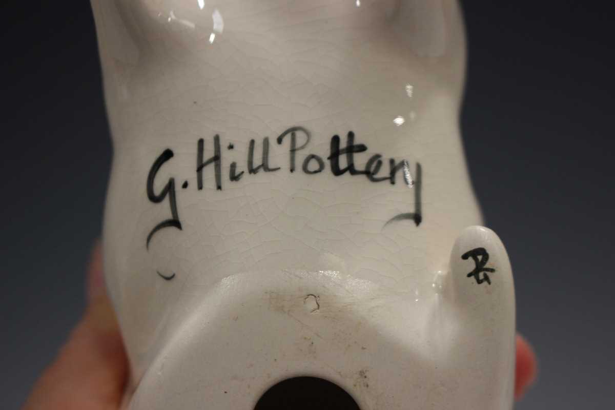 Two Griselda Hill Pottery Wemyss style small pigs, the first painted with shamrock, the second - Image 8 of 14
