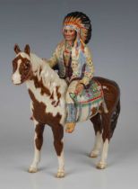 A Beswick mounted Indian equestrian figure, No. 1391.