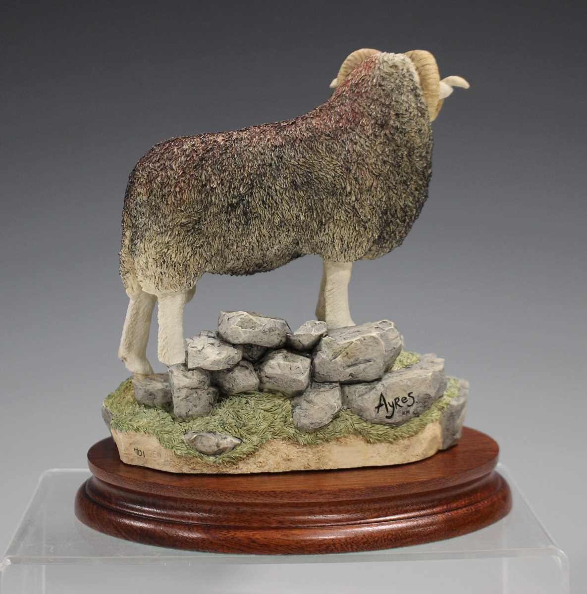 A Border Fine Arts Classic limited edition model Herdwick Tup, No. 701 of 750, modelled by Ayres, - Image 2 of 3