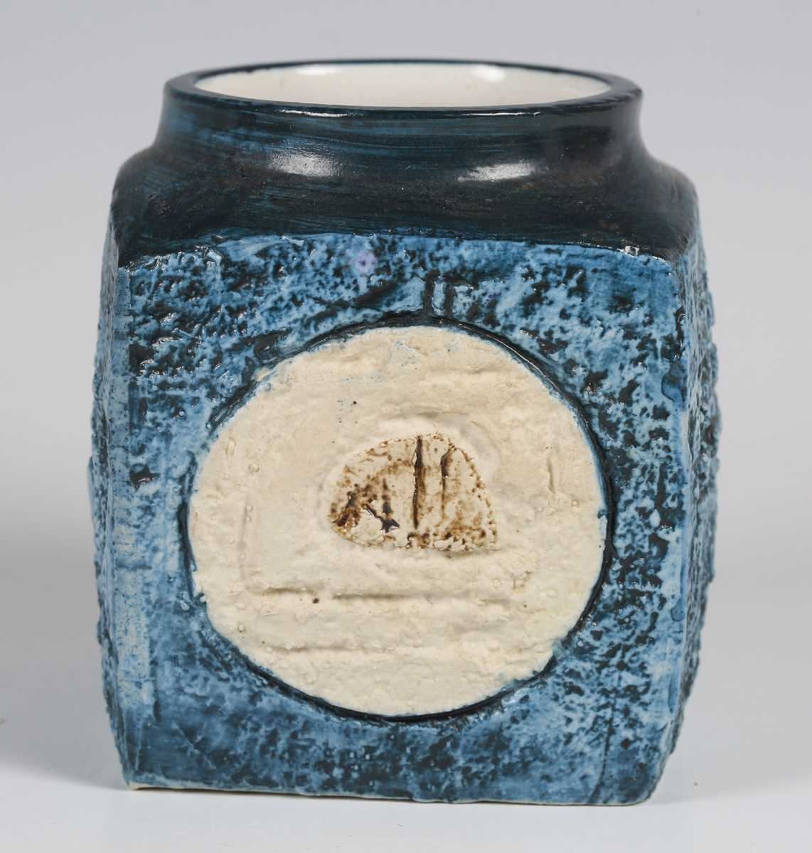 A Newlyn Troika pottery marmalade pot, circa 1970-74, decorated by Honor Curtis, monogrammed, with - Image 3 of 11