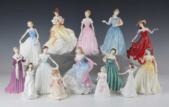 Four Royal Doulton Michael Doulton Exclusive figures, comprising Christine, HN4307, Rose, HN4581,