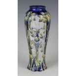 A Macintyre Moorcroft Florian Ware vase, circa 1898-1900, decorated in the Violet pattern in