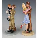 Two Royal Doulton limited edition figures, comprising a Prestige figure The Hero Returns, U.S.