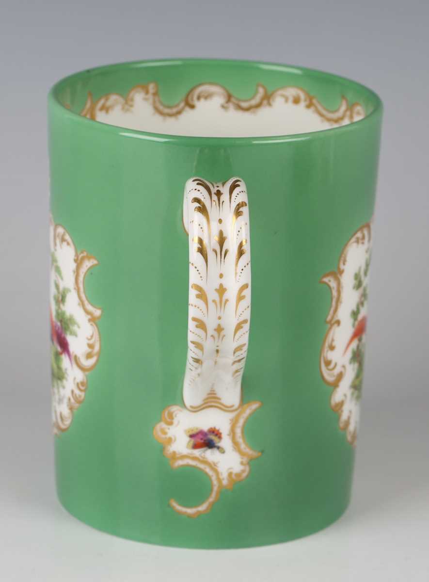 A Hadley Royal Worcester jardinière, dated 1903, painted with roses within relief borders against - Image 4 of 12