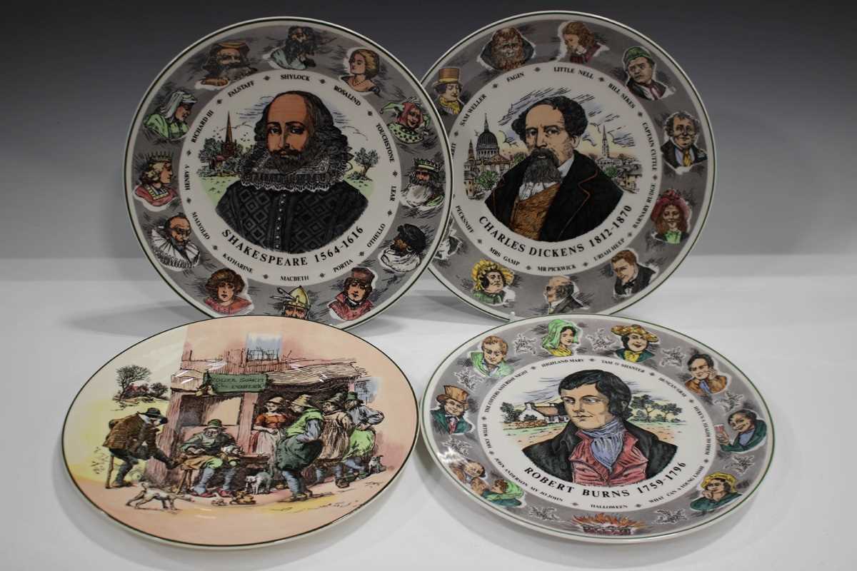 A large mixed group of Royal Doulton Dickens related relief moulded series ware, comprising six - Image 5 of 6