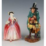 Two Royal Doulton figures, comprising The Mask Seller, HN2103, and Camille, HN1586 (faults).
