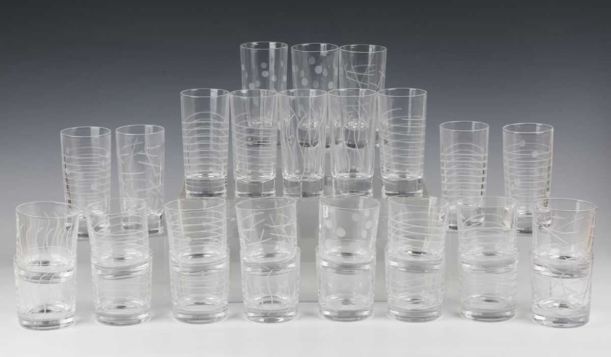 A large mixed group of Royal Doulton drinking glasses and stemware, some in the Party and Elan - Image 2 of 3