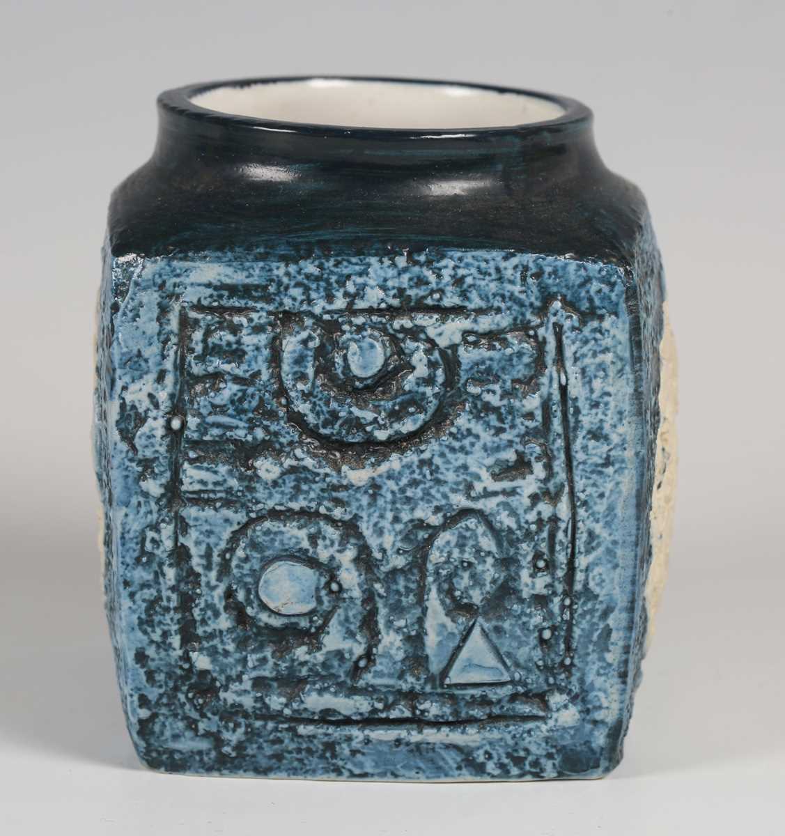 A Newlyn Troika pottery marmalade pot, circa 1970-74, decorated by Honor Curtis, monogrammed, with - Image 4 of 11