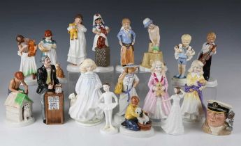 Ten Royal Doulton Childhood Days figures, comprising Dressing Up, HN2964, Please Keep Still, HN2967,