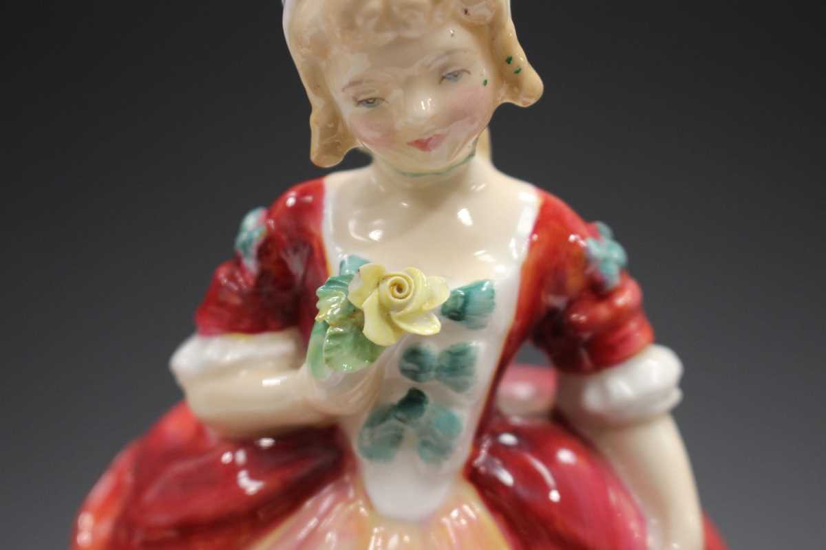 Six Royal Doulton figures, comprising Mrs Fitzherbert, HN2007, The Old Balloon Seller, HN1315, - Image 2 of 2