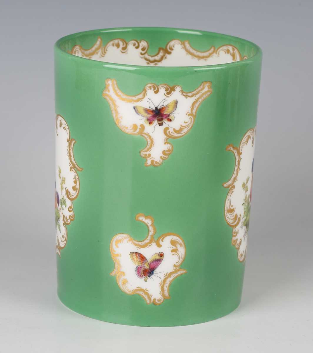 A Hadley Royal Worcester jardinière, dated 1903, painted with roses within relief borders against - Image 2 of 12