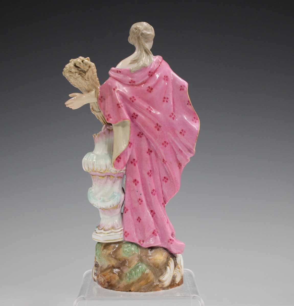 A Meissen figure allegorical of Summer, probably modelled after Meyer, late 19th century, the - Image 3 of 8