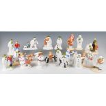 Sixteen Coalport Characters The Snowman figures, including the limited edition Christmas Friends,